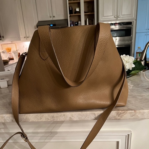 Cuyana Handbags - Cuyana Zippered Satchel in Cappuccino - Like NEW!